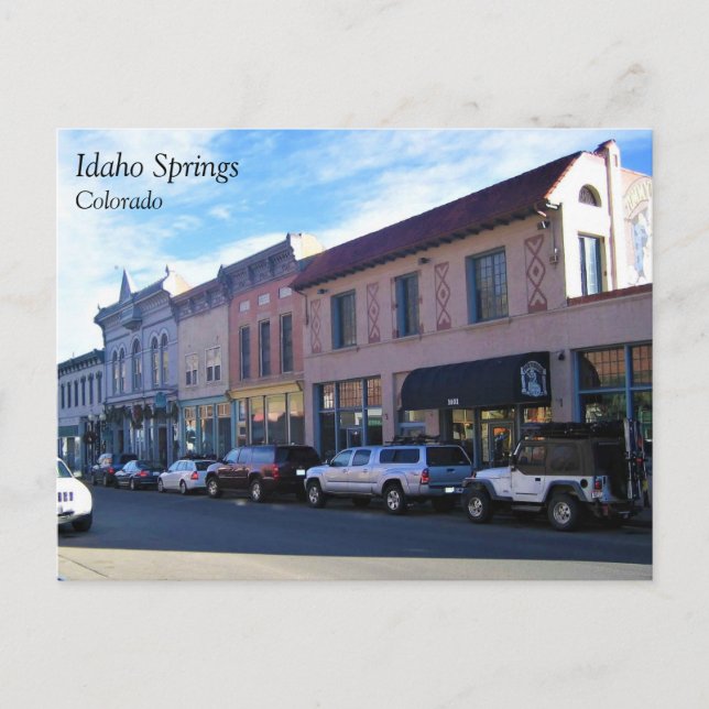 Carte Postale Idaho Springs, Colorado (Devant)