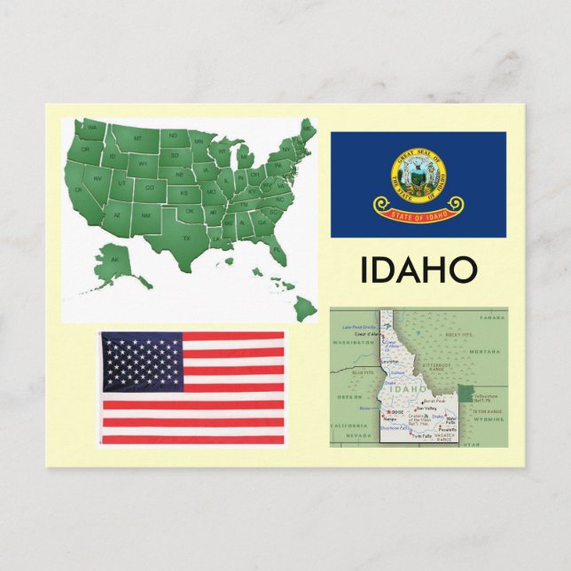 Carte Postale Idaho, USA (Devant)