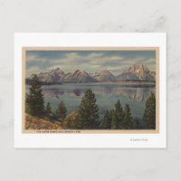 Idaho - Vue sur la chaîne de Teton et le lac Jacks