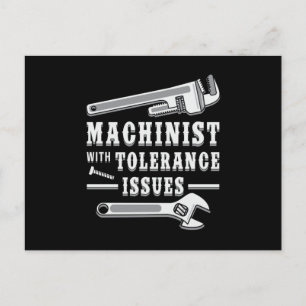Carte Postale Idée Cadeau Mécanicien De Machines À Usiner Mécani