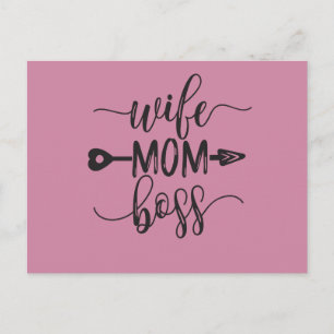 Carte Postale Idée géniale pour la Fête des Mères Cadeau Femme M