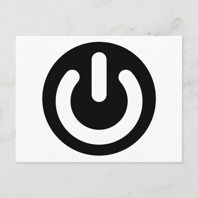 Carte Postale Idéologie du pouvoir geek (Devant)