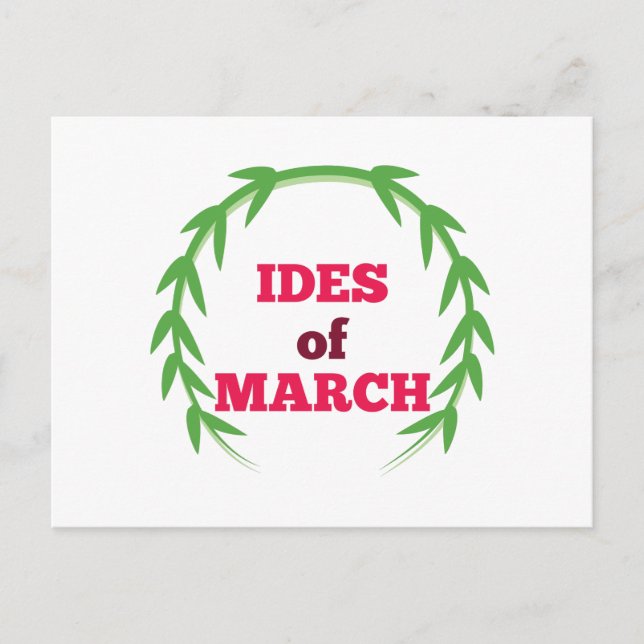 Carte Postale Ides De Mars (Devant)