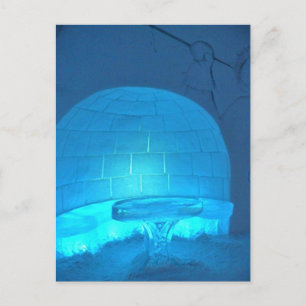 Carte Postale Igloo room at Hotel de Glace, Québec, Canada