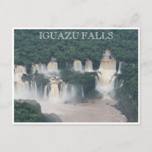 Carte Postale iguazu cataratas brésil