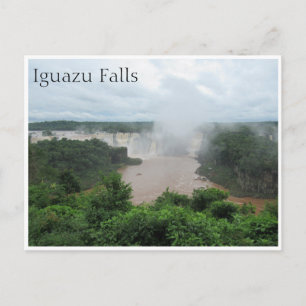 Carte Postale iguazu chute spray