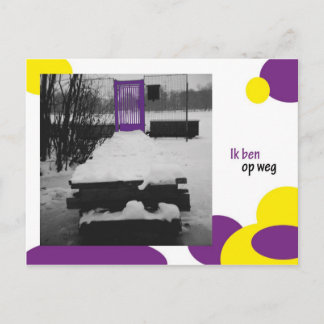 Carte Postale Ik ben op weg