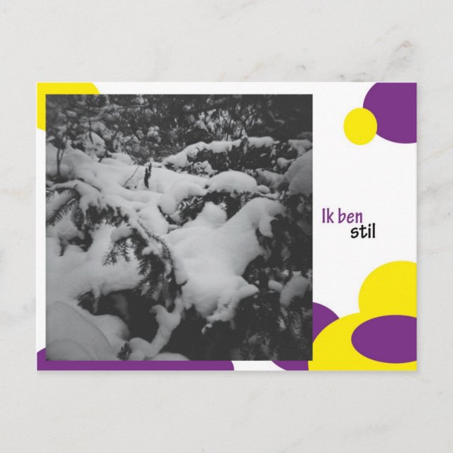 Carte Postale Ik ben stil (Devant)