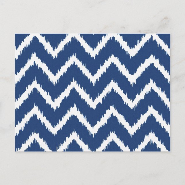 Carte Postale Ikat Chevron (Devant)