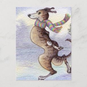 Carte Postale Il a apprécié le vent à travers ses oreilles