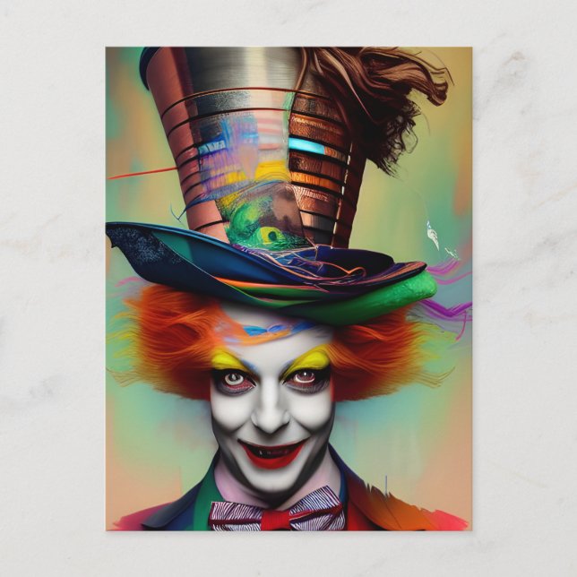 Carte Postale Il est Mad Postcard (Devant)