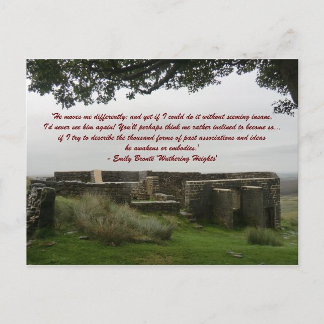 Carte Postale Il Me Déplace Différemment - Il Tourne Les Hauteur (Devant)