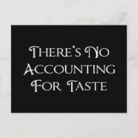 Il n'y a pas de comptabilité du goût