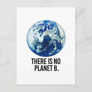 Carte Postale Il n'y a pas de planète B