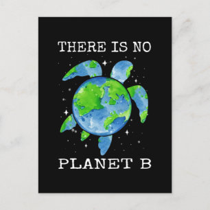 Carte Postale Il N'Y A Pas De Planète B Tortue Design Cadeaux Jo