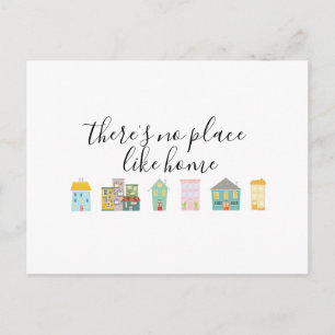 Carte Postale Il n'y a pas d'endroit comme chez soi