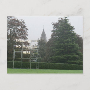 Carte Postale Il N'Y Aura Pas De Miracles Ici - Edimbourg Art