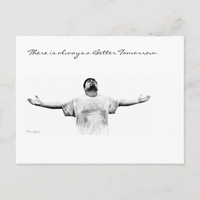 Carte Postale Il y a toujours un meilleur lendemain (Devant)