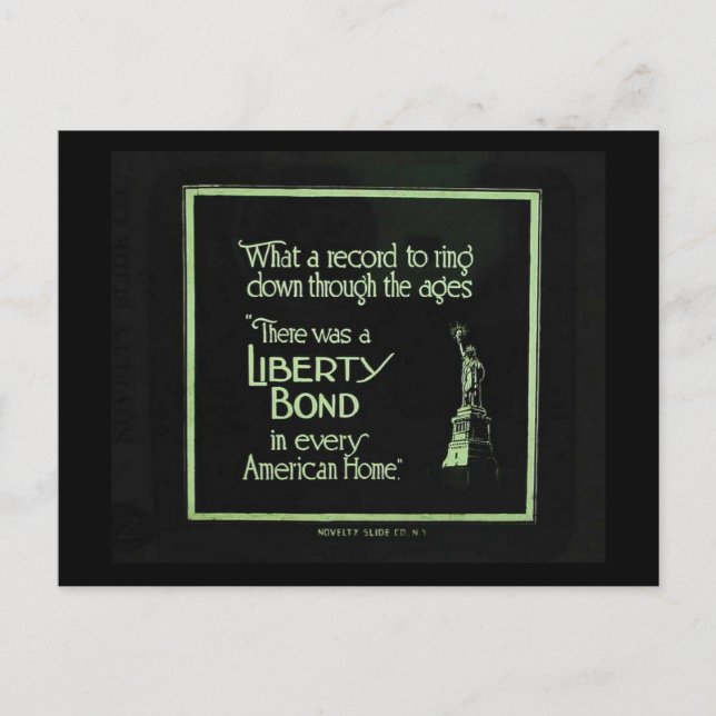 Carte Postale Il y avait un Liberty Bond dans chaque maison amér (Devant)