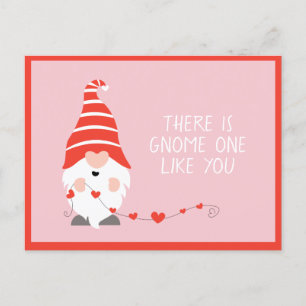 Carte Postale Il Y En A Un Gnome Comme Toi Rouge Rose