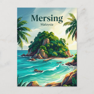 Carte Postale Île Dayang Malaisie