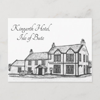 Carte Postale Île de Bute, Kingarth Hotel-