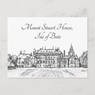 Carte Postale Île de Bute, Maison du Mont Stuart-