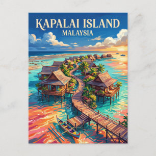Carte Postale Île de Kapalai Malaisie