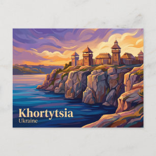 Carte Postale Île de Khortytsia Ukraine