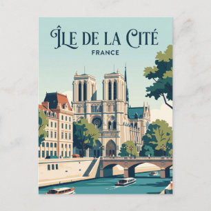 Carte Postale Île de la Cité France