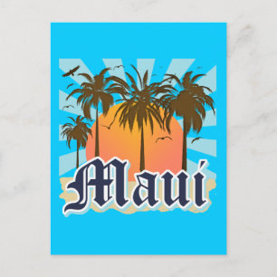 Carte Postale Île de Maui Hawaii Souvenir