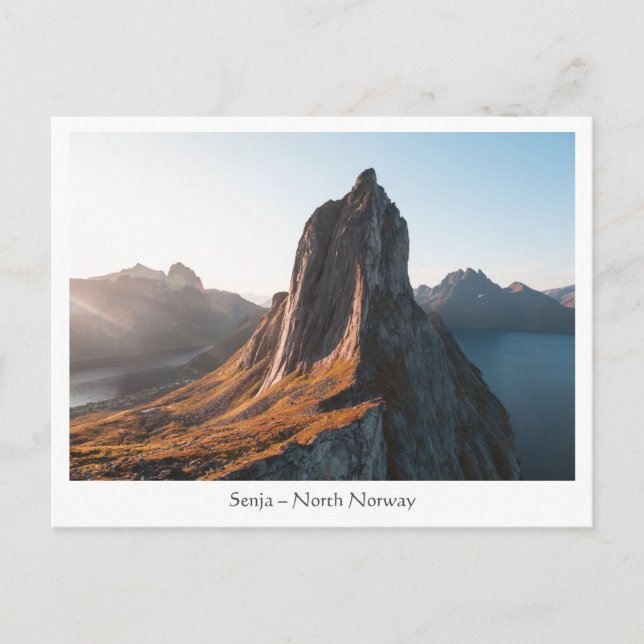 Carte Postale Île de Norvège Senja (Devant)
