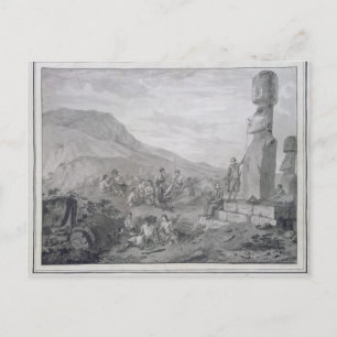 Carte Postale Île de Pâques, 1786