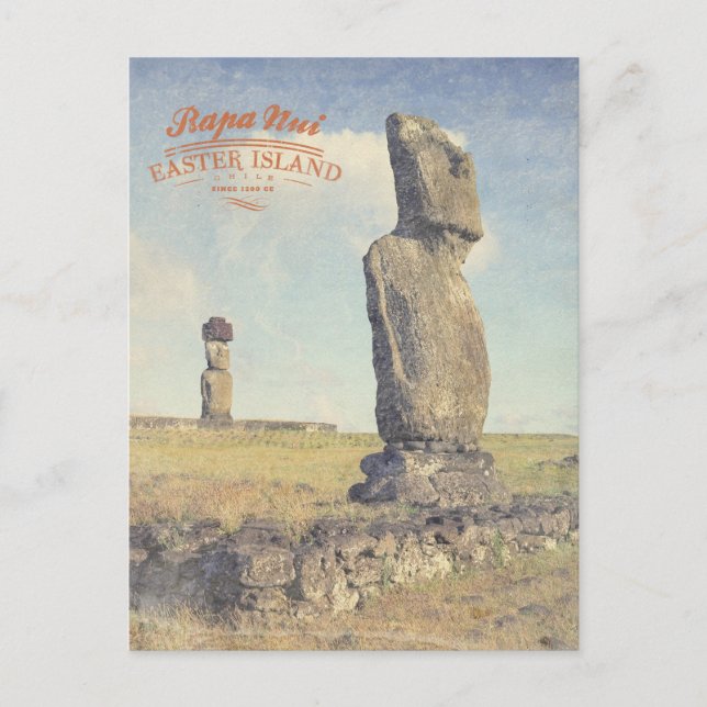 Carte Postale Île de Pâques (Rapa Nui) Chili (Devant)