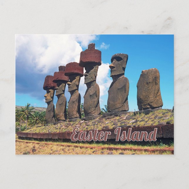 Carte Postale Île de Pâques (Rapa Nui) Chili (Devant)