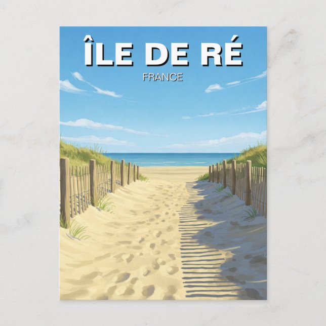 Carte Postale Île de Ré France Voyage (Devant)