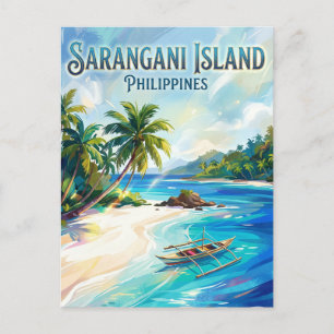 Carte Postale Île de Sarangani Philippines