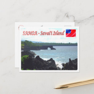 Carte Postale Île de Savai'i - Littoral - Samoa -