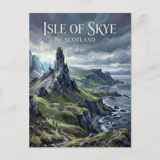 Carte Postale Île de Skye Écosse (Devant)