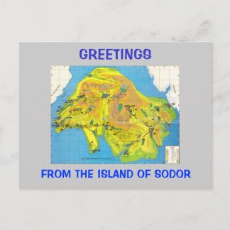 Carte Postale Île de Sodor