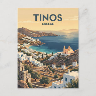 Carte Postale Île de Tinos Grèce
