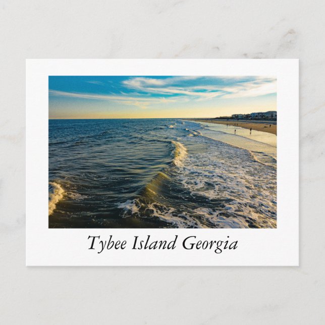 Carte Postale Île de Tybee Géorgie (Devant)