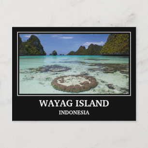 Carte Postale Île de Wayag Indonésie