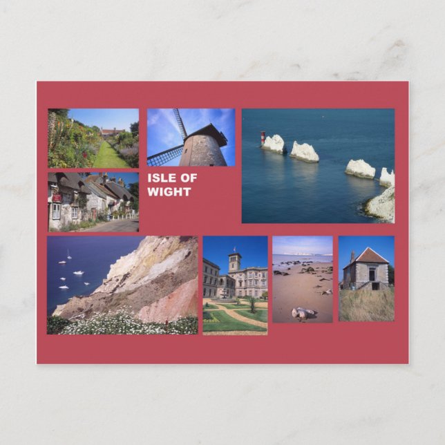 Carte Postale Île de Wight multi-image (Devant)