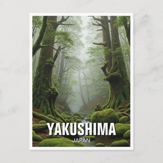 Carte Postale Ile de Yakushima Voyage au Japon (Devant)