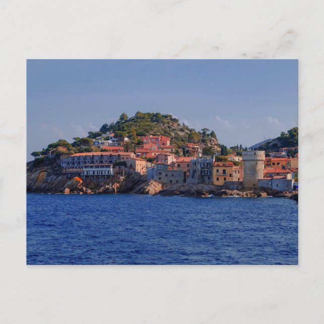 Carte Postale Île d'Elbe Village Paysage Italie (Devant)