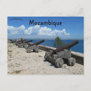 Carte Postale Île des Canons Portugais du Mozambique