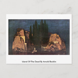 Carte Postale Île des morts par Arnold Bocklin