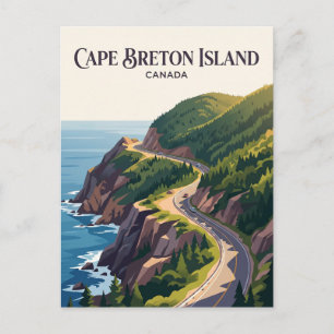 Carte Postale Île du Cap-Breton Canada