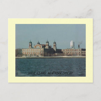 CARTE POSTALE ÎLE ELLIS, ÎLE ELLIS, VILLE DE NEW YORK, NY